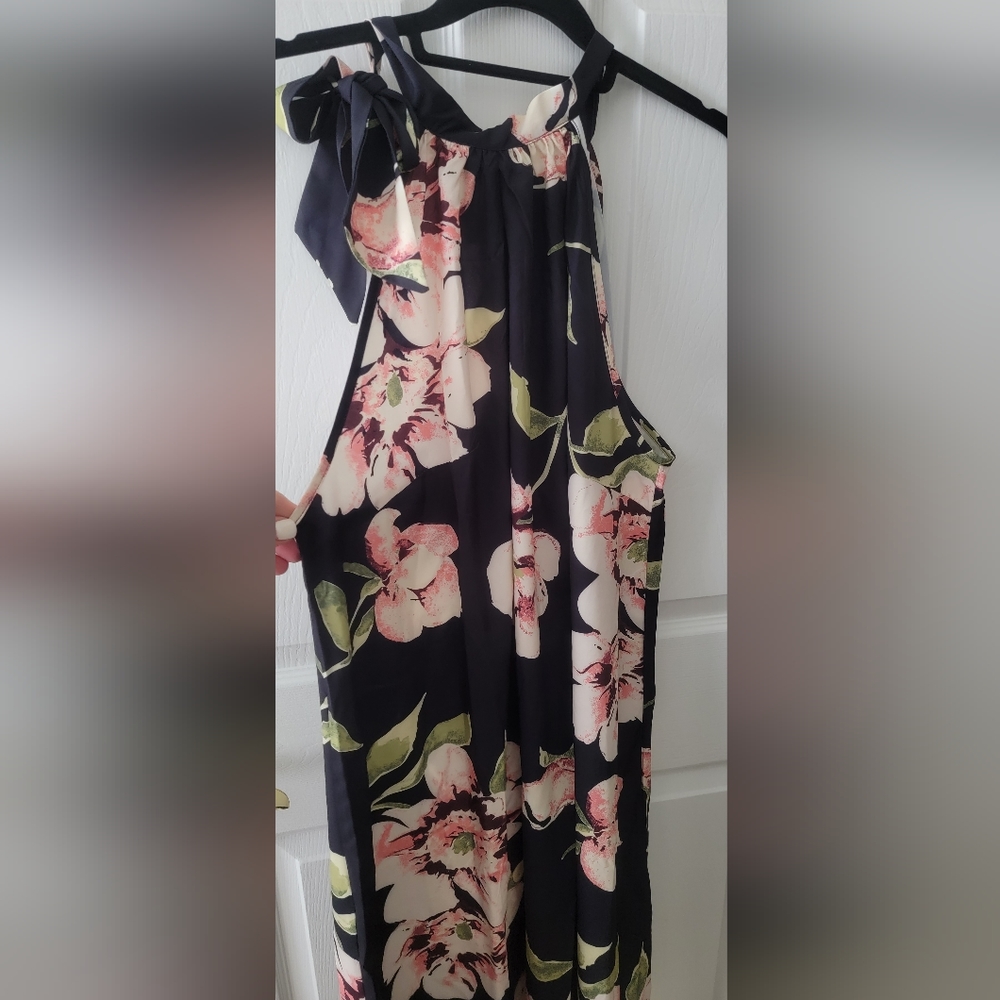 Allover Print Halter Dress Size 2XL